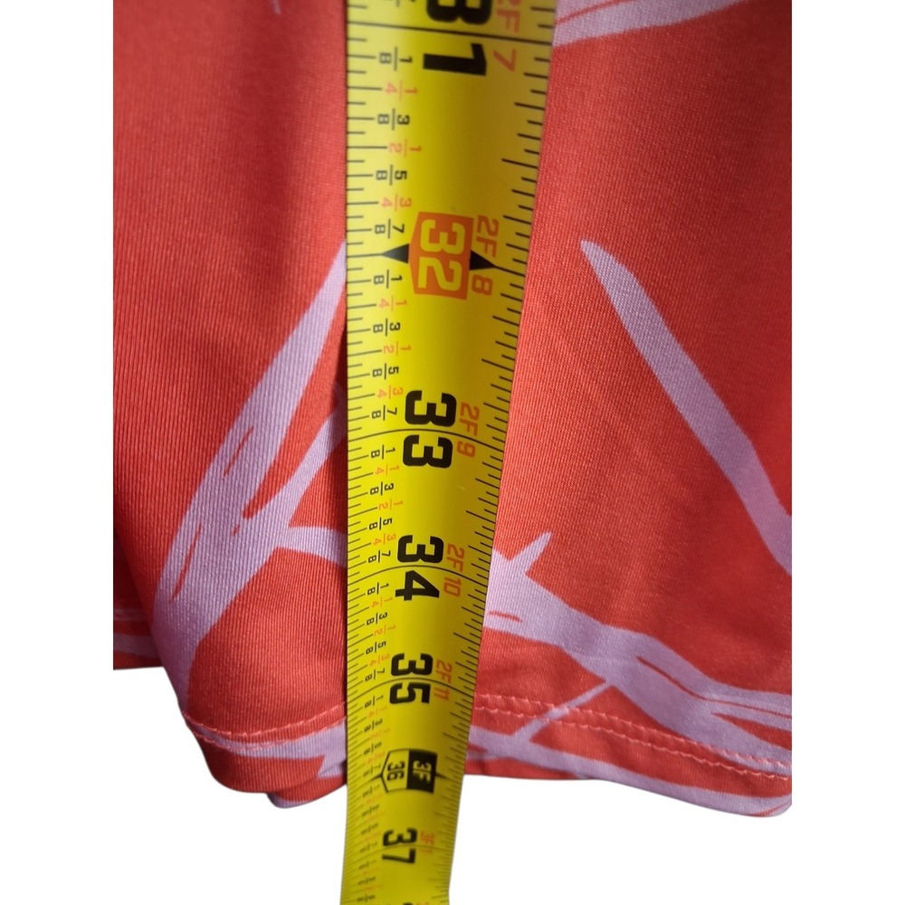 Robert Louis XL Coral Maxi Skirt Tiered Boho Tropical Elastic Waist Stretch - Picture 7 of 7